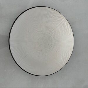 Joseph Abboud Ventana White Dinner Plate